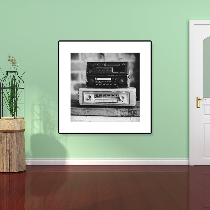 Black and White Musical Canvas Print Textured Wall Art Decor for Hallway, Multiple Sizes