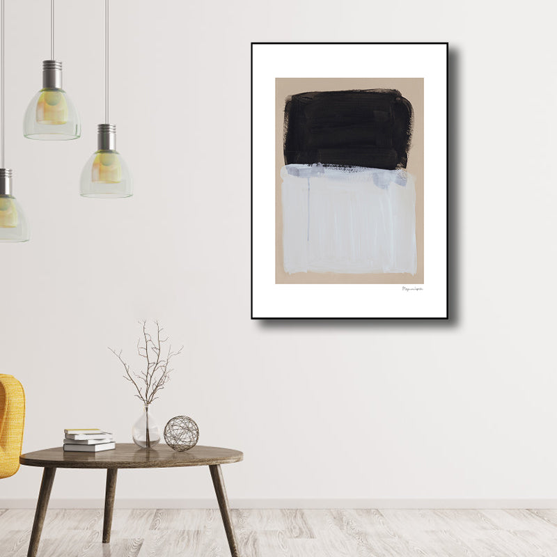 Pastel Color Nordic Wrapped Canvas Abstract Print Wall Art Decor for Living Room