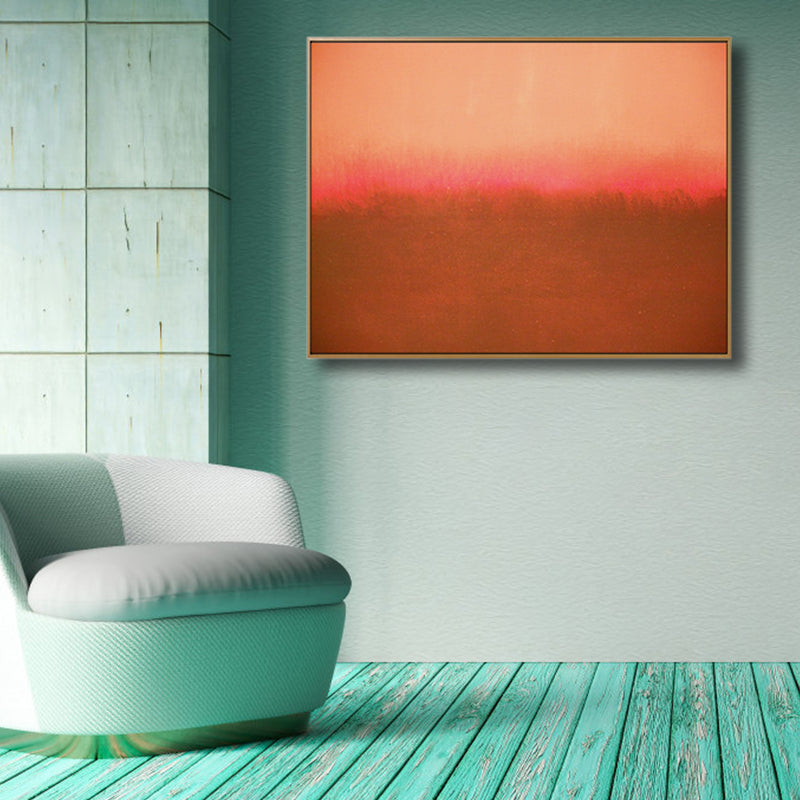 Textured Soft Color Wrapped Canvas Scandinavian Style Abstract Printed Wall Decor