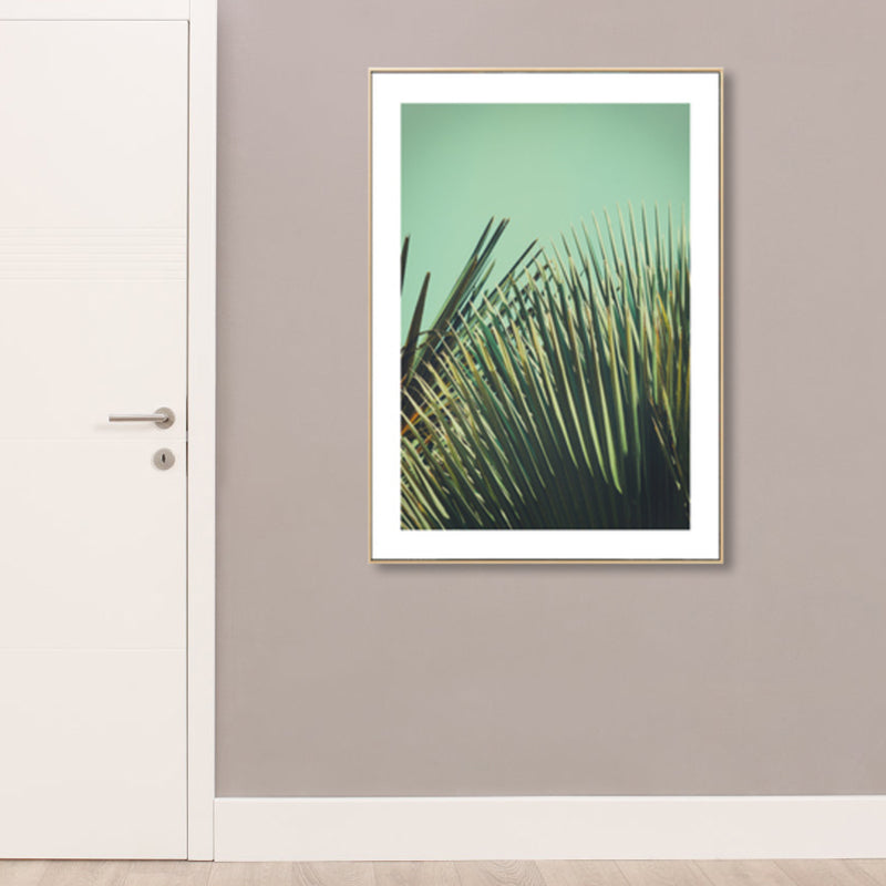 Photograph Plant Wall Art Light Color Country Style Canvas Print for Living Room