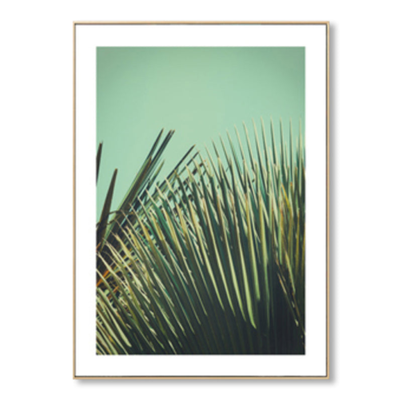 Photograph Plant Wall Art Light Color Country Style Canvas Print for Living Room