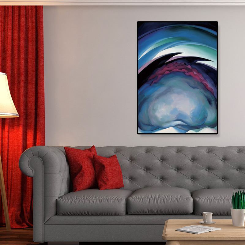 Pastel Color Contemporary Art Painting Abstract Pattern Canvas Print for Home Interior