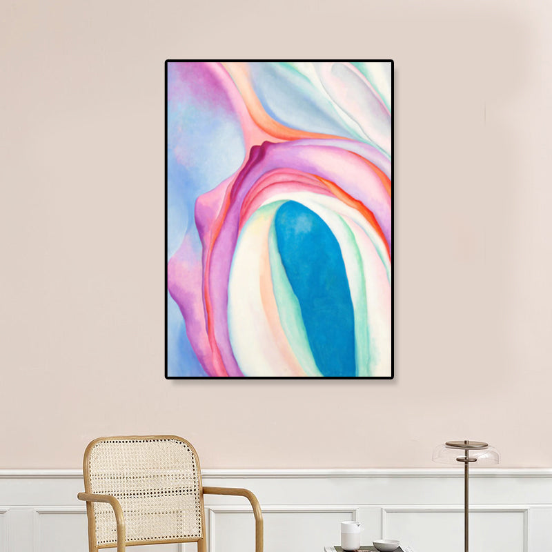 Modern Art Canvas Print Light Color Paintings Ombre Pattern Wall Decor for Gallery