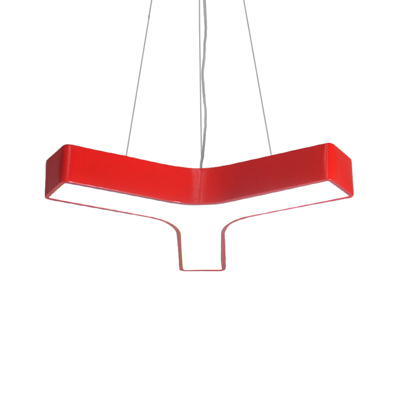 Lampada lampadina del lampadario dell'asilo a LED Kids Red/Yellow Hanging Segret con tonalità acrilica simile a Y