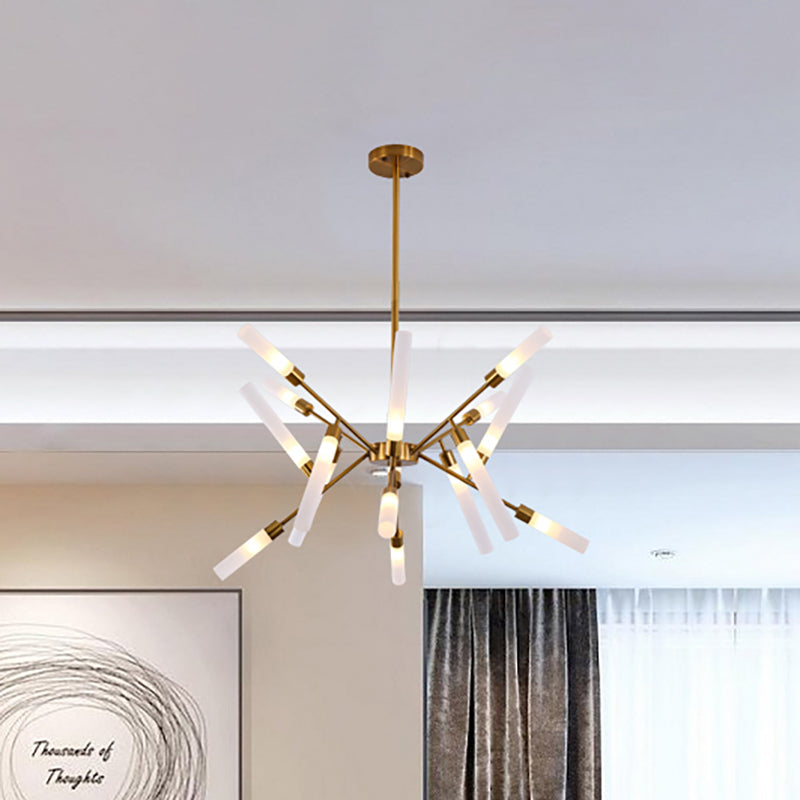 Modern Stylish Spark Chandelier Metal 12/16-Head Suspension Light for Dining Table Stair