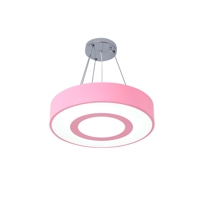 Macaron Colored Lollipop Hanging Light Kids Acrylic LED Pendant Light for Nursing Room