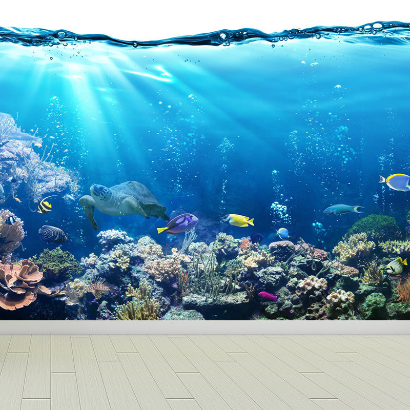 Stunning Underwater World Mural Child Bedroom Seascape Wall Art, Made to Measure