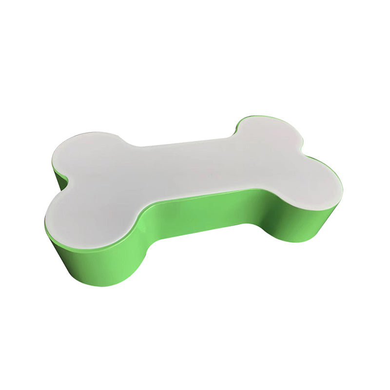 Plafonnier LED en forme d'os de chien en métal, luminaire de plafond, dessin animé rouge/jaune/vert, largeur 19,5"/23,5"