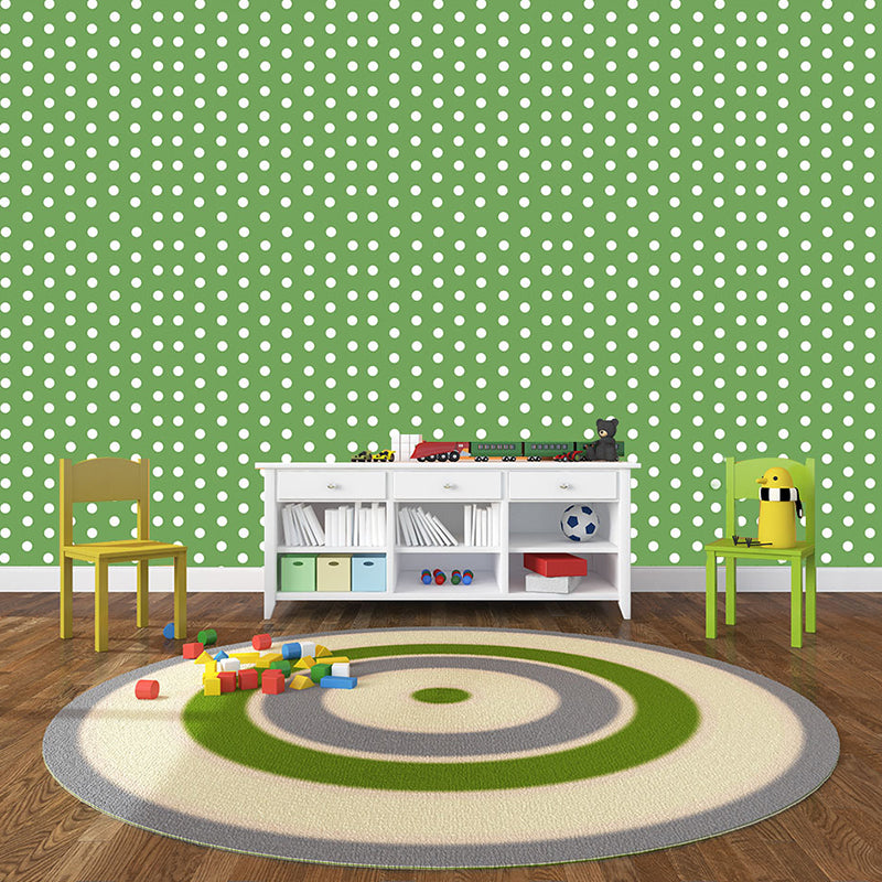 Dots Wallpaper Panels Peel and Stick Kids Playroom Wall Covering, 4' L x 20.5" W