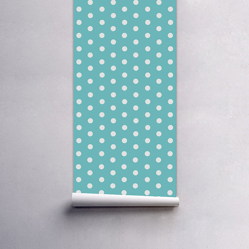 Dots Wallpaper Panels Peel and Stick Kids Playroom Wall Covering, 4' L x 20.5" W