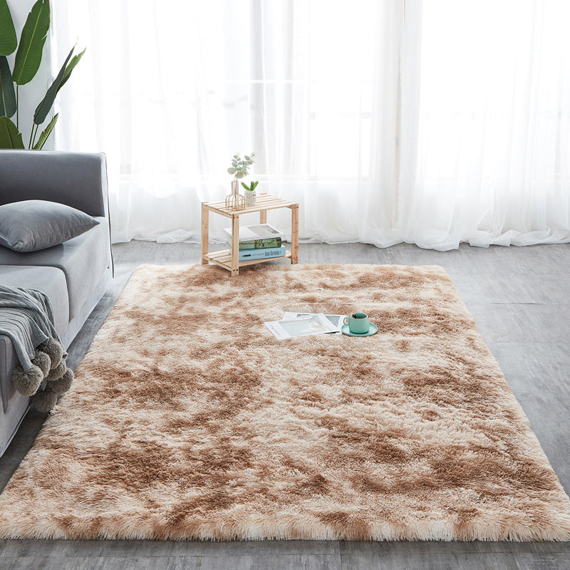 Tapis de chambre rose et gris