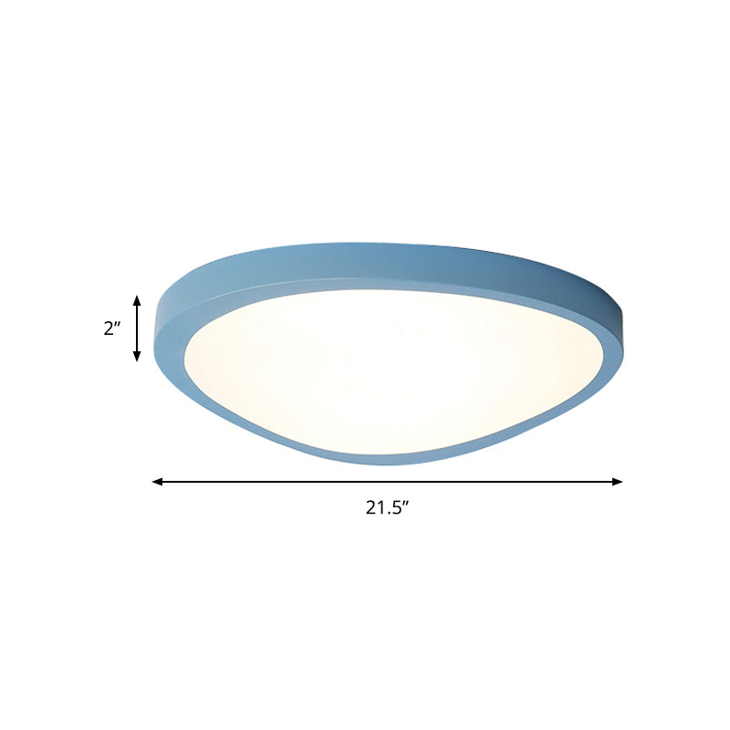 Acryl-Dreieck-LED-Deckenleuchte für Babyzimmer, Macaron-Loft, bonbonfarbene Deckenleuchte