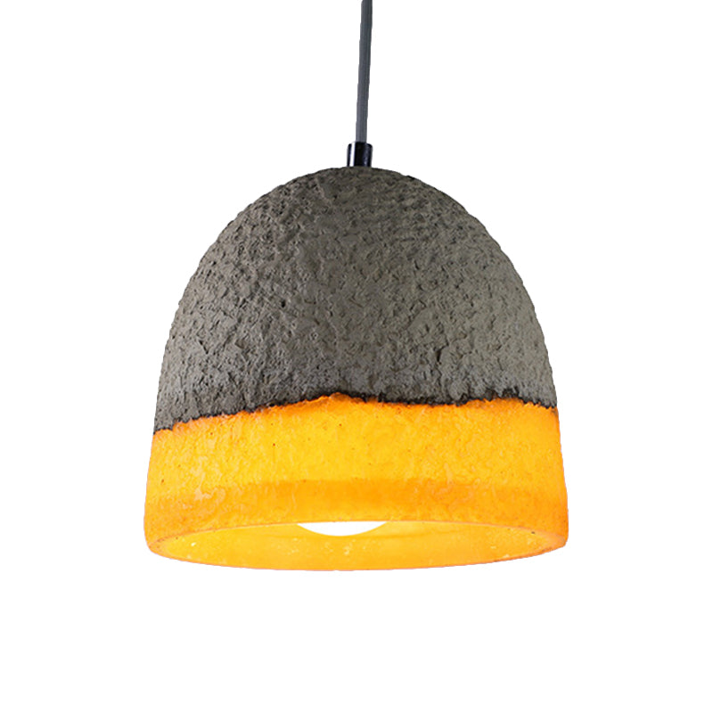 1 Cemento de cemento colgante de cemento Nordic Grey Dome/Cone/Granero Barra de cocina Costeo de techo