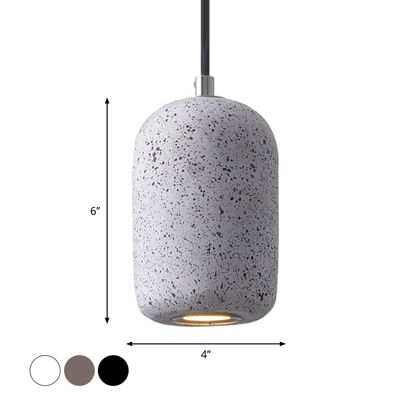 Sala da pranzo a forma di capsula a forma di ciondolo a soppalco a soppalco terrazzo nero/grigio/bianco a soffitto a led lampada in luce calda/bianca