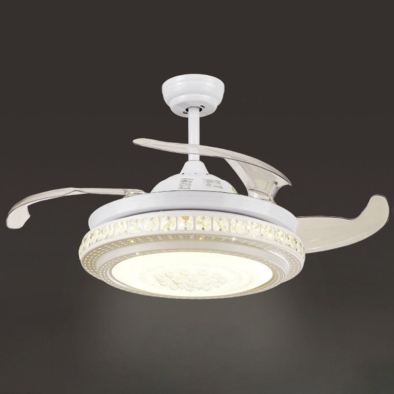 Ronde kristal semi-mount met 2-laags verlichting van het verlichting van de 2