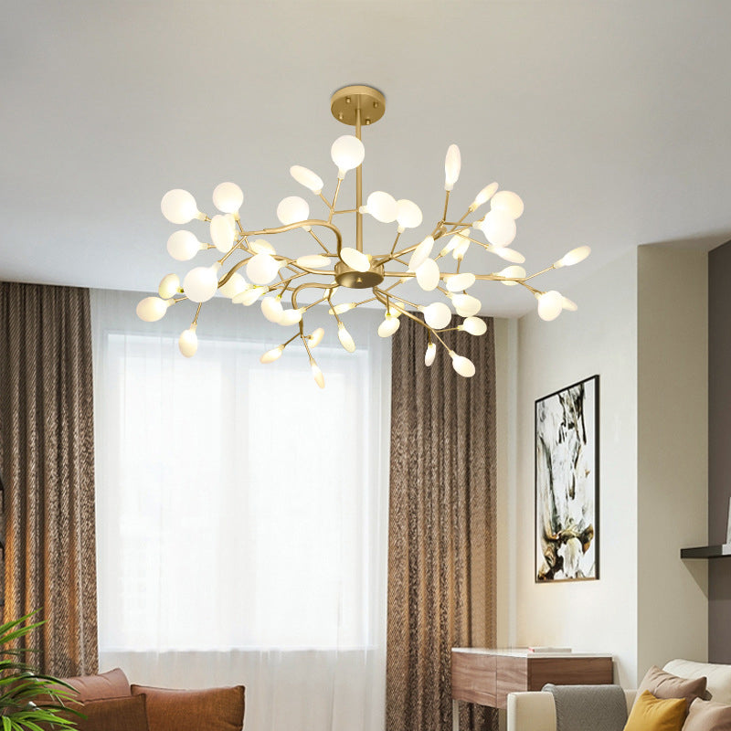 Chandelier de lustre en métal moderne en forme de branche LED ARRIMME LEMPORT