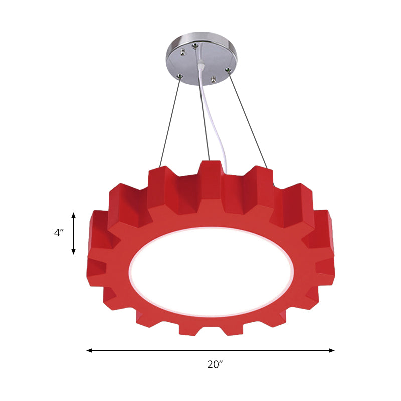 Attrezzatura creativa Luce a sospensione Acrilico Candy Acrilico Carod Sospensione LED Light per la scuola materna