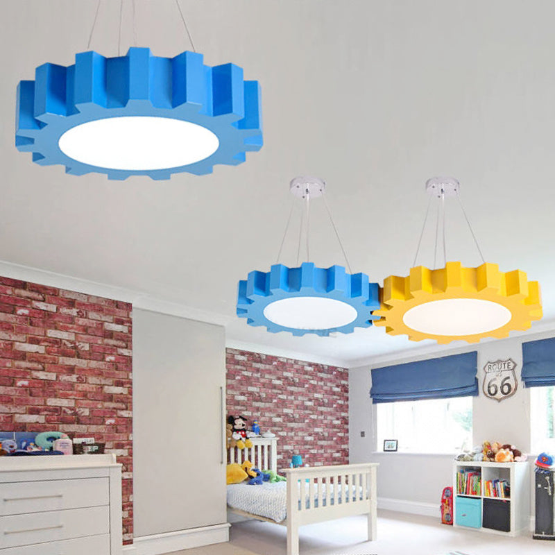 Attrezzatura creativa Luce a sospensione Acrilico Candy Acrilico Carod Sospensione LED Light per la scuola materna