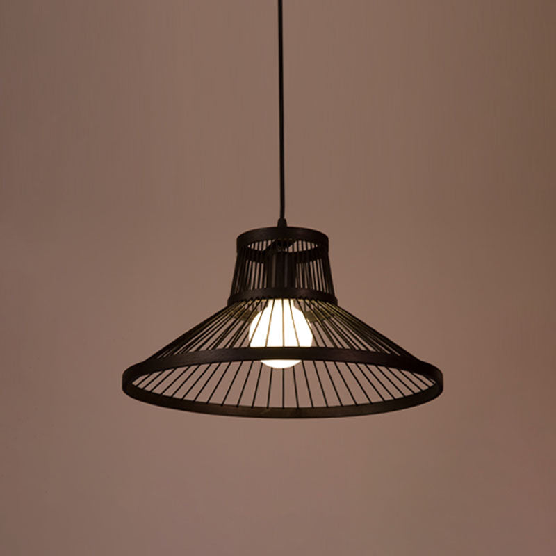 Bamboo Cage Style Pending Lighting Chine