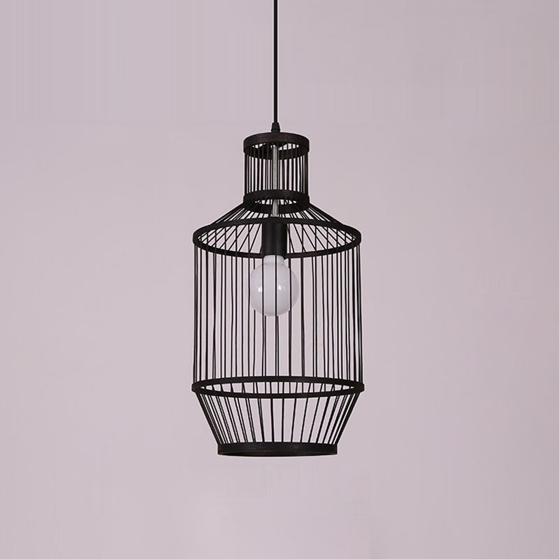 Bamboo Cage Style Pending Lighting Chine