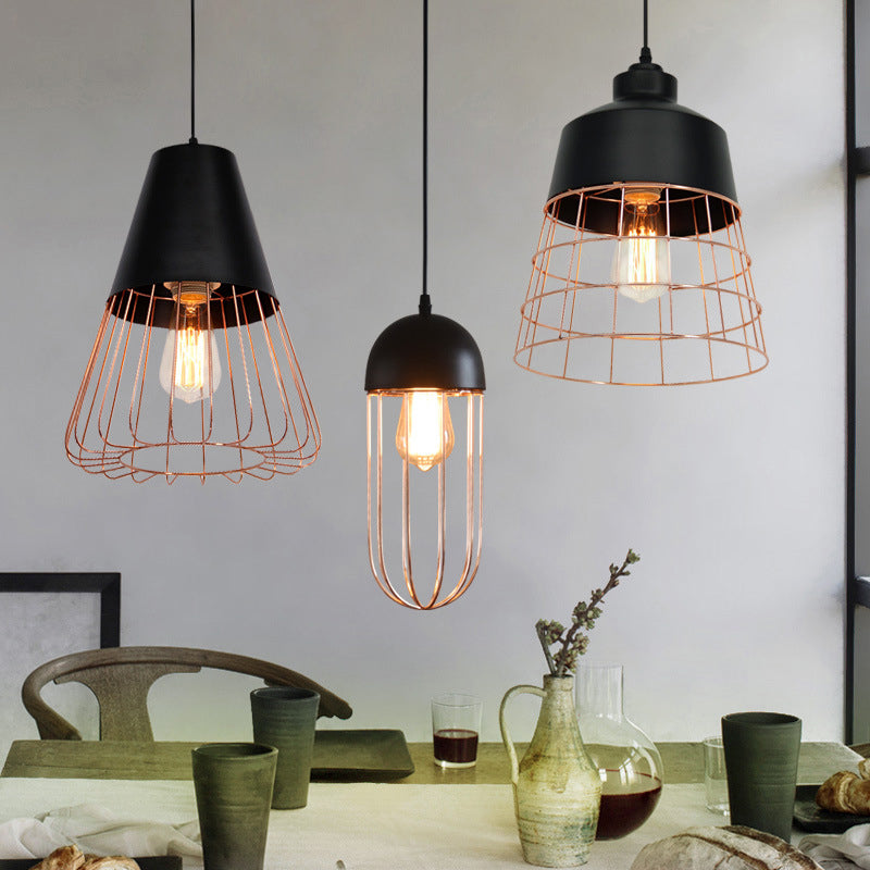 Geometrisch gevormd metaalhangend Licht Licht Noordse stijl Restaurant Pendant Light Partramure