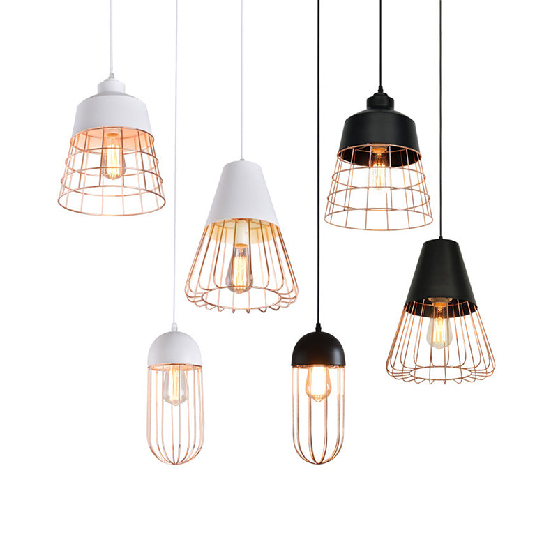 Geometrisch gevormd metaalhangend Licht Licht Noordse stijl Restaurant Pendant Light Partramure