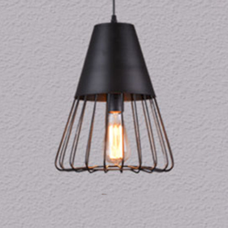 Geometric Shaped Metal Hanging Light Nordic Style Restaurant Pendant Light Fixture