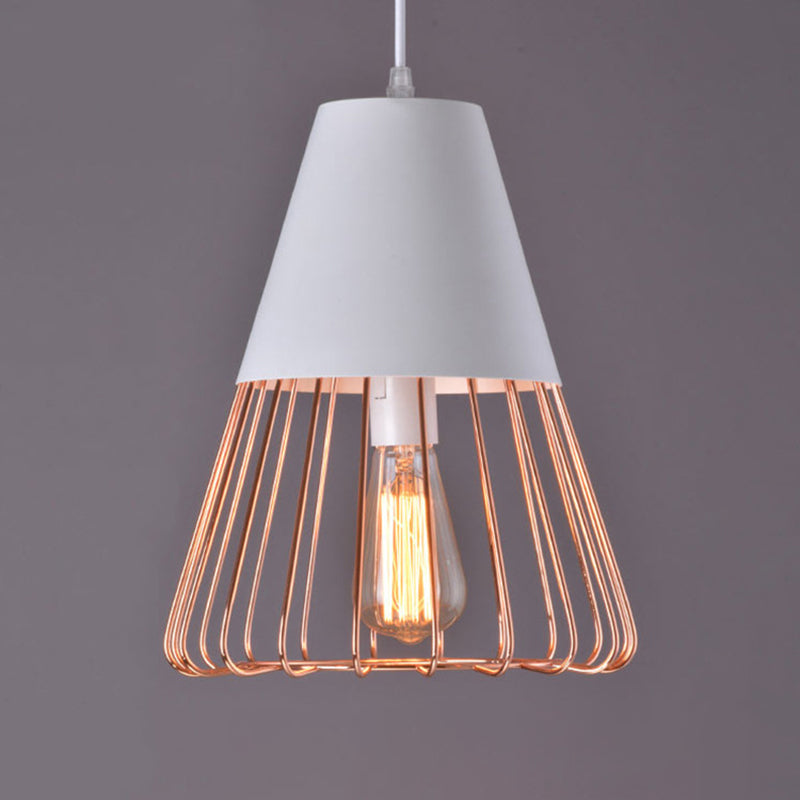 Geometric Shaped Metal Hanging Light Nordic Style Restaurant Pendant Light Fixture