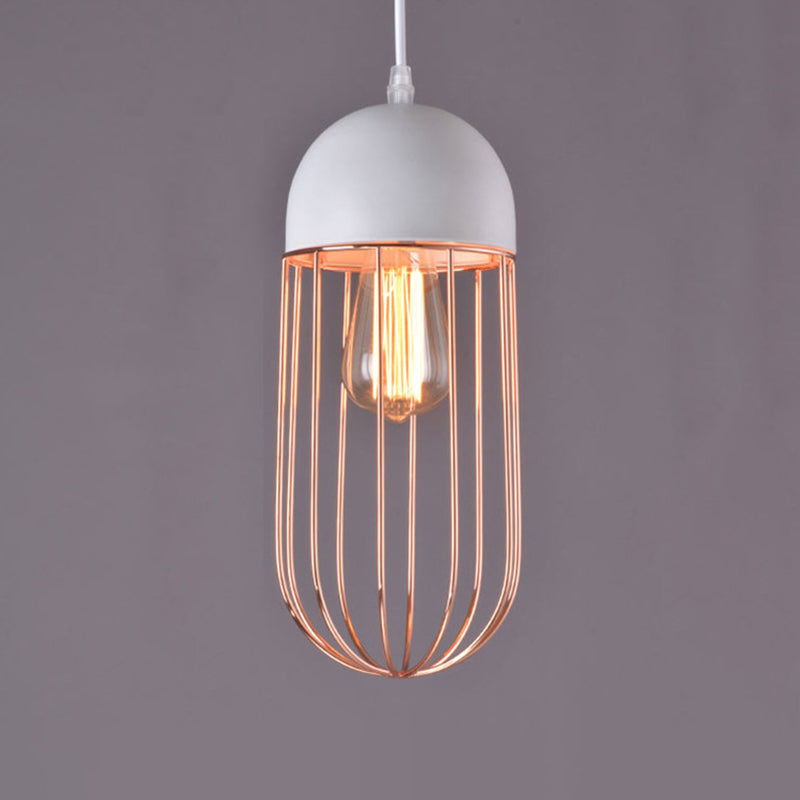 Geometric Shaped Metal Hanging Light Nordic Style Restaurant Pendant Light Fixture