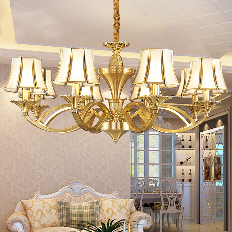 Lampadella a vetro a forma di conica Accensione Classic Living Classic Lipente in oro