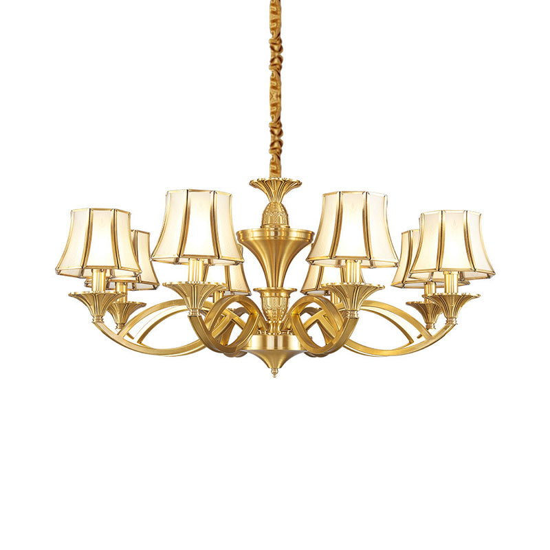 Lampadella a vetro a forma di conica Accensione Classic Living Classic Lipente in oro