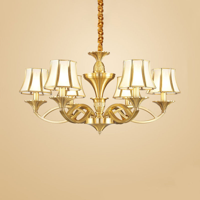 Lampadella a vetro a forma di conica Accensione Classic Living Classic Lipente in oro