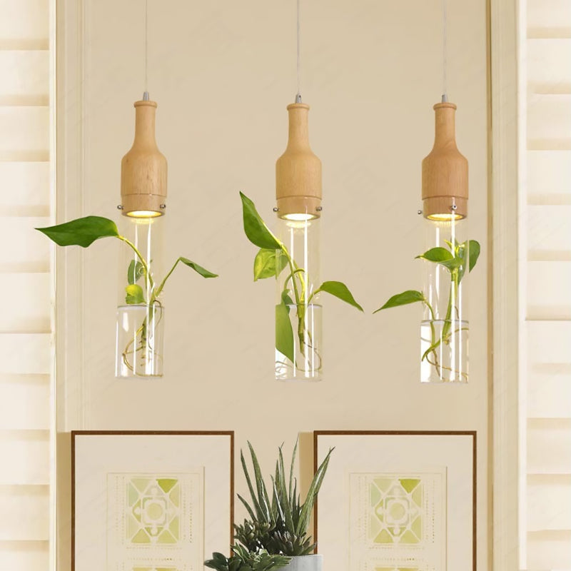 Simplicity Bottle a forma di fioriera a forma di luce Light Clear Bil