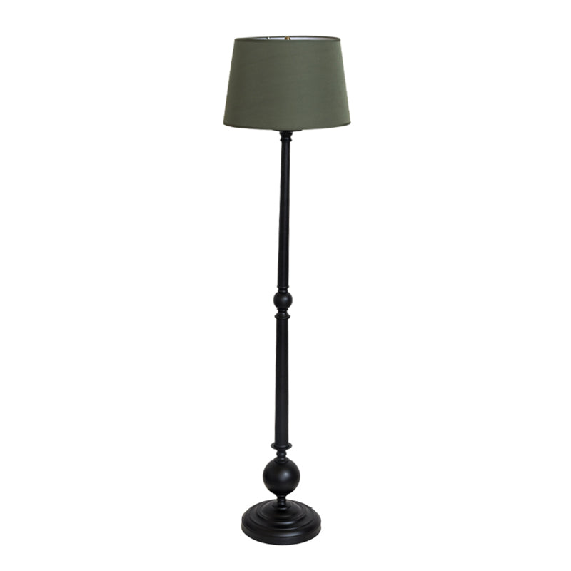 Empire Shade Fabric Stand Up Lamp Traditionele enkele bulb woonkamer vloerverlichting