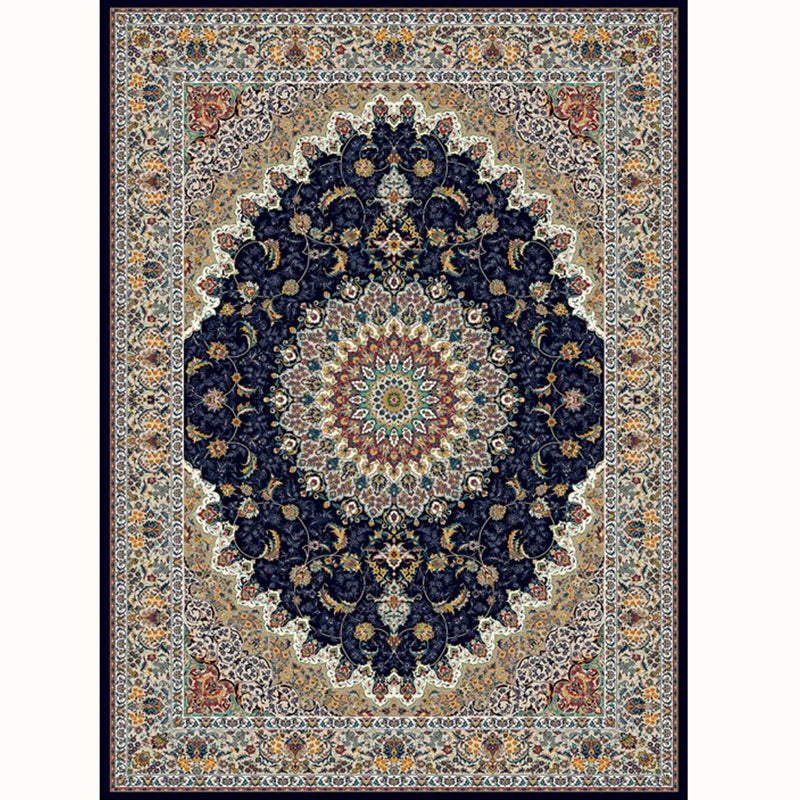 Aesthetic Moroccan Rug Multi Colored Flower Rug Pet Friendly Anti-Slip Backing Machine Washable Carpet for Guest Room