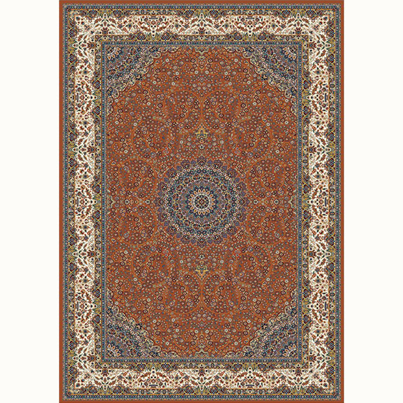 Aesthetic Moroccan Rug Multi Colored Flower Rug Pet Friendly Anti-Slip Backing Machine Washable Carpet for Guest Room