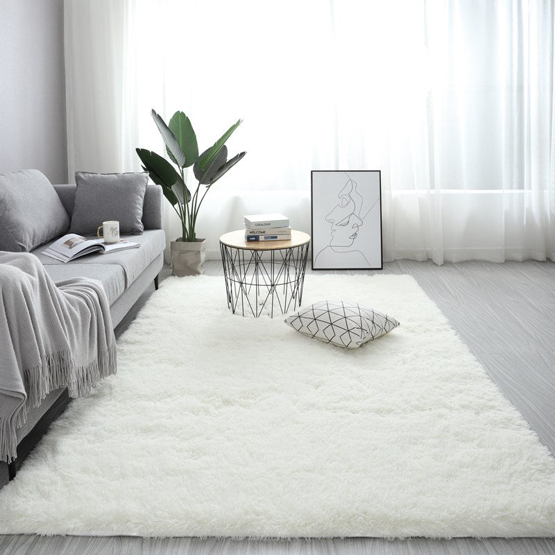 Tappeto morbido solido solido multicolore tappeto minimalista lavabile per animali domestici tappeti anti-slip per casa