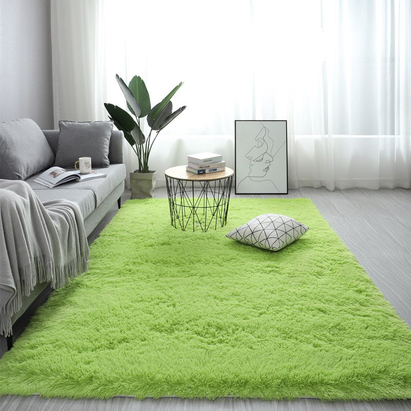 Alfombra suave sólida multicolor alfombra minimalista multicolista esponjía lavable para mascotas alfombra anti-slip de respaldo para el hogar para el hogar