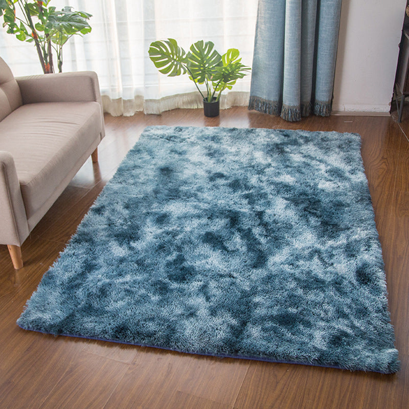 Multi -Color Plain Teppy Fluffy Skandinavian Teppich Haustierfreundlicher waschbarer Teppich für tolles Zimmer