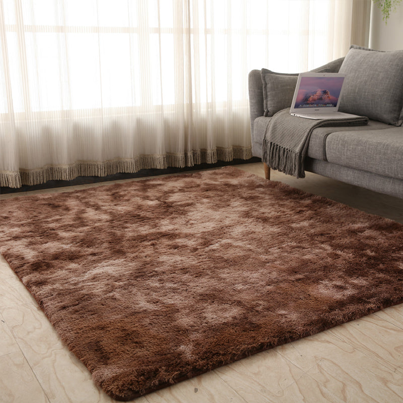 Multi -Color Plain Teppy Fluffy Skandinavian Teppich Haustierfreundlicher waschbarer Teppich für tolles Zimmer