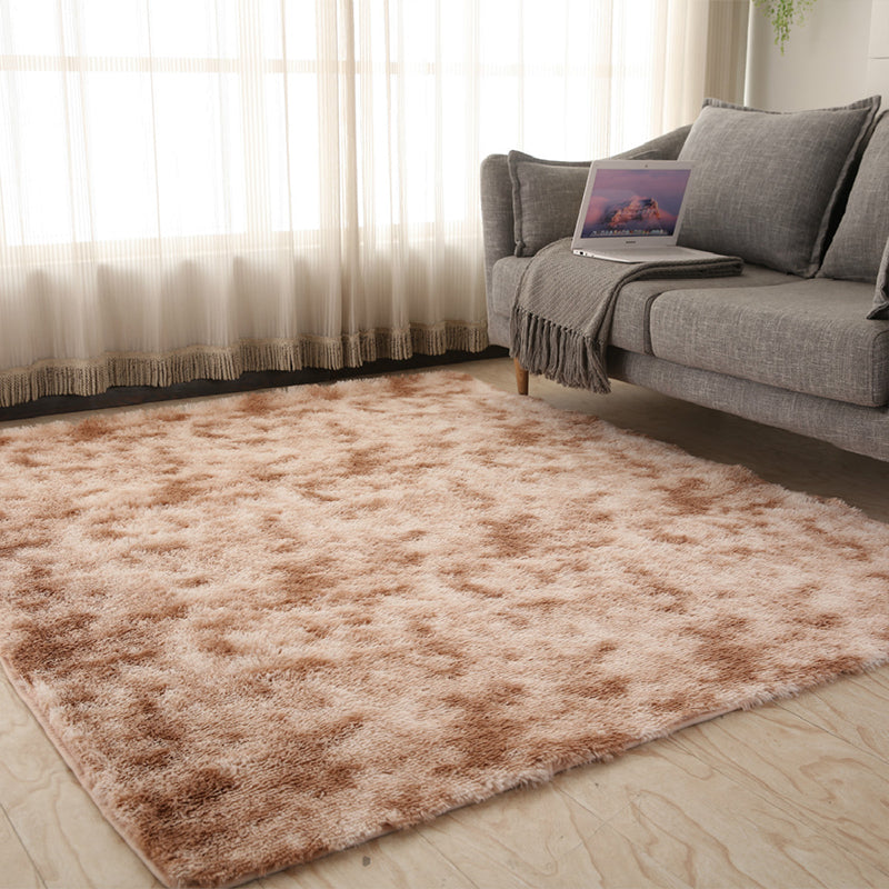 Multi -Color Plain Teppy Fluffy Skandinavian Teppich Haustierfreundlicher waschbarer Teppich für tolles Zimmer