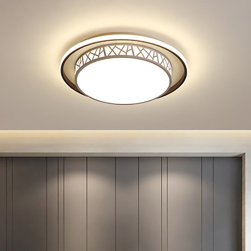 Modernistische led-inbouwlamp met acrylkap Wit rond/rechthoek/vierkant inbouwlicht voor slaapkamer