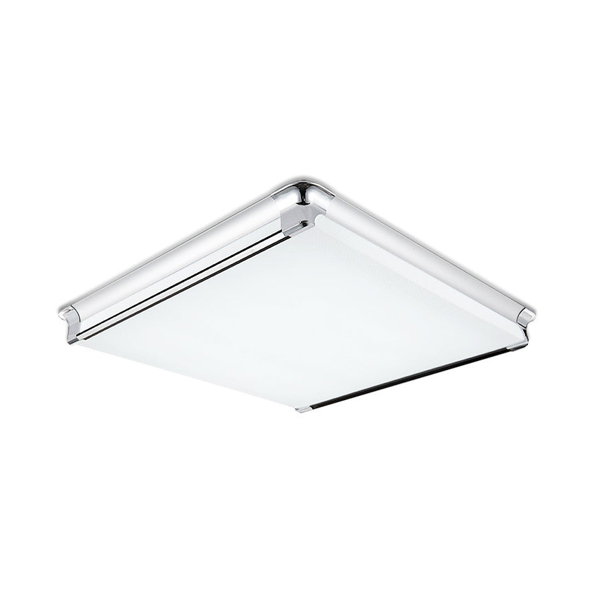 Plafoniera da incasso rettangolare Simplicity Acrilico 16,5"/24,5"/25,5" Ampio LED Illuminazione da incasso per soggiorno