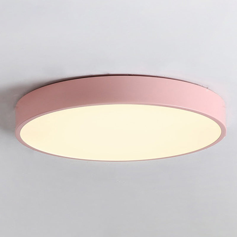 Minimalist Disc Flush Ceiling Licht Acryl-Schlafzimmer LED Flush Halterung Beleuchtung Armatur