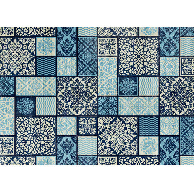 Restauratie Tribal Gedrukt Rug Multicolor Boheemse tapijt Synthetische Anti-slip Achterstijl Stain Resistant Pet Friendly Tap voor kamer