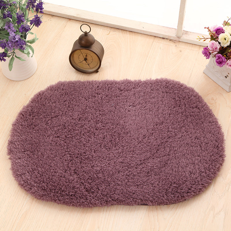 Tapis de porte minimaliste tapis nature multicolore polyester antidérapant un tapis intérieur adorable pour animaux de compagnie antidérapante