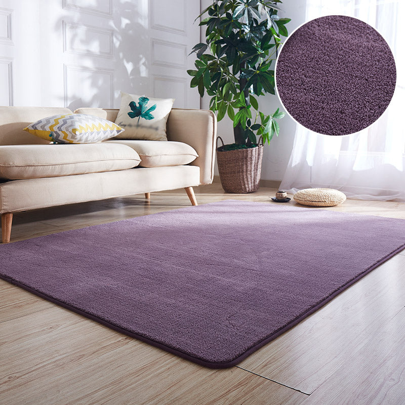 Tapis de décoration nordique de maison Nordic Multicolor Plain Carpet Polypropylène Risqueur de zone de lavage de machine antidérapante résistante