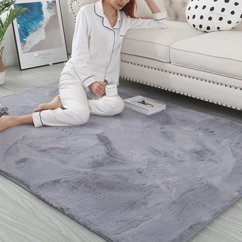 Tapis nature multi-couleurs Un tapis nordique en peluche Nordic Washable Anti-slip Backing Tacle résistant à la zone de la tache pour le salon