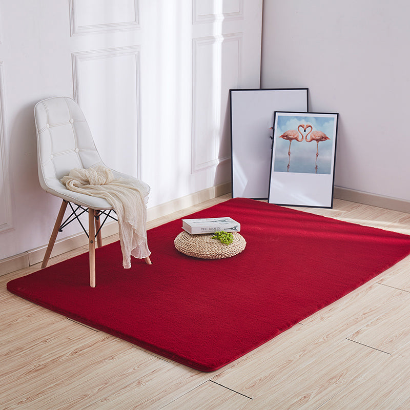 Tapis nature multi-couleurs Un tapis nordique en peluche Nordic Washable Anti-slip Backing Tacle résistant à la zone de la tache pour le salon