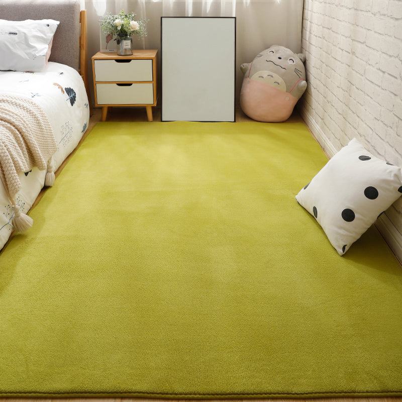 Tapis de couleur unie pastel Multicolor Nordic Carpet Polypropylène Anti-Slip Tyms Anim Friendly Tapip pour chambre à coucher